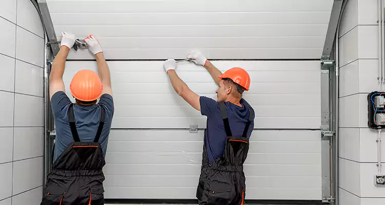 Garage Door Bottom Panel Repair in Brandon, FL