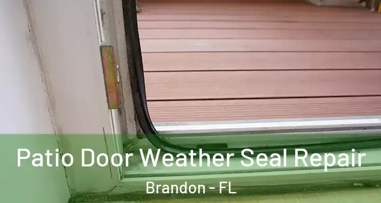  Patio Door Weather Seal Repair Brandon - FL