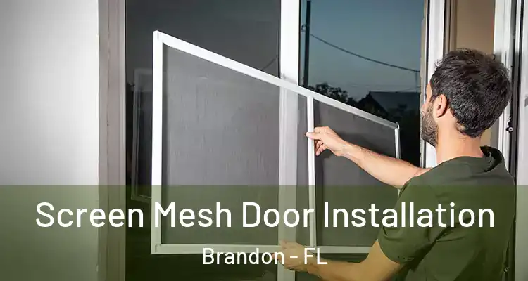  Screen Mesh Door Installation Brandon - FL